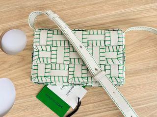Bottega Cassette crossbody shoulder flap messenger bag socialite party clutch authentic quality