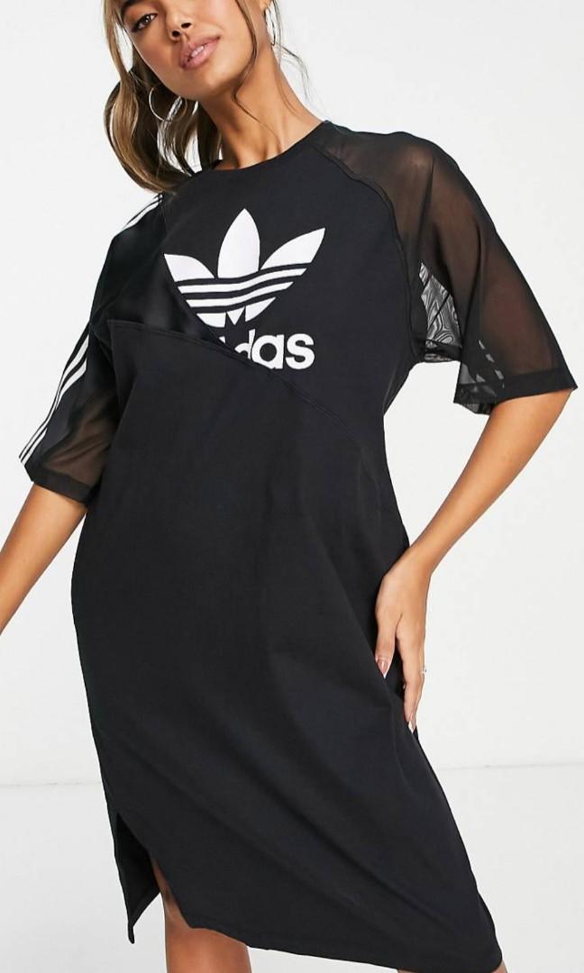 Adidas womens top t shirt dress