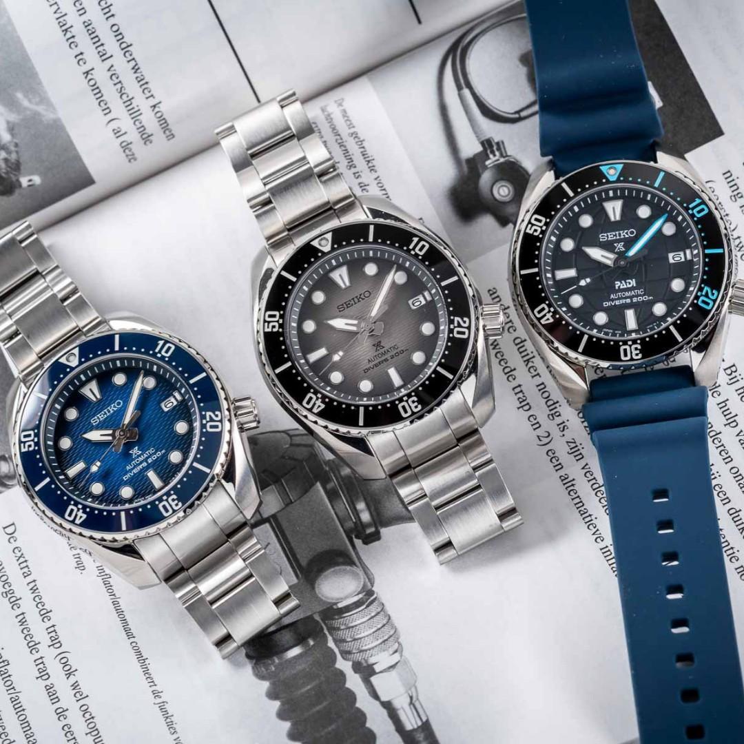 Brand New Seiko Prospex Automatic Diver's 200m Sumo SBDC175 SPB321J1 Blue /  SBDC177 SPB323J1 Grey / SBDC179 SPB325J1 PADI, Men's Fashion, Watches &  Accessories, Watches on Carousell