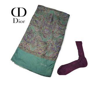 Bundle!! Authentic Dior men's scarf & socks