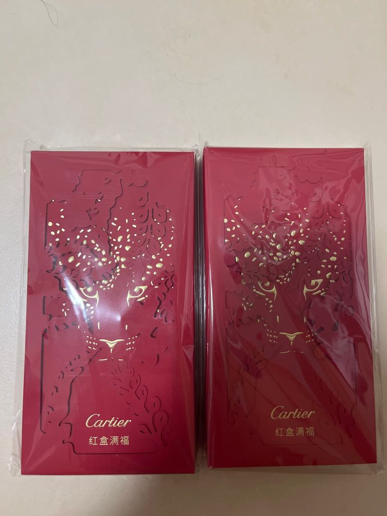 cartier red envelopes, Luxury, Accessories on Carousell