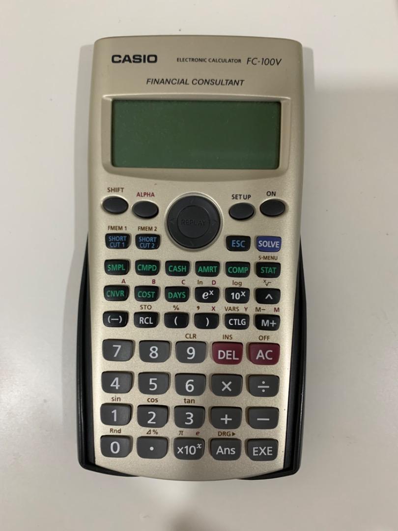Casio FC100v financial calculator Computers Tech Office