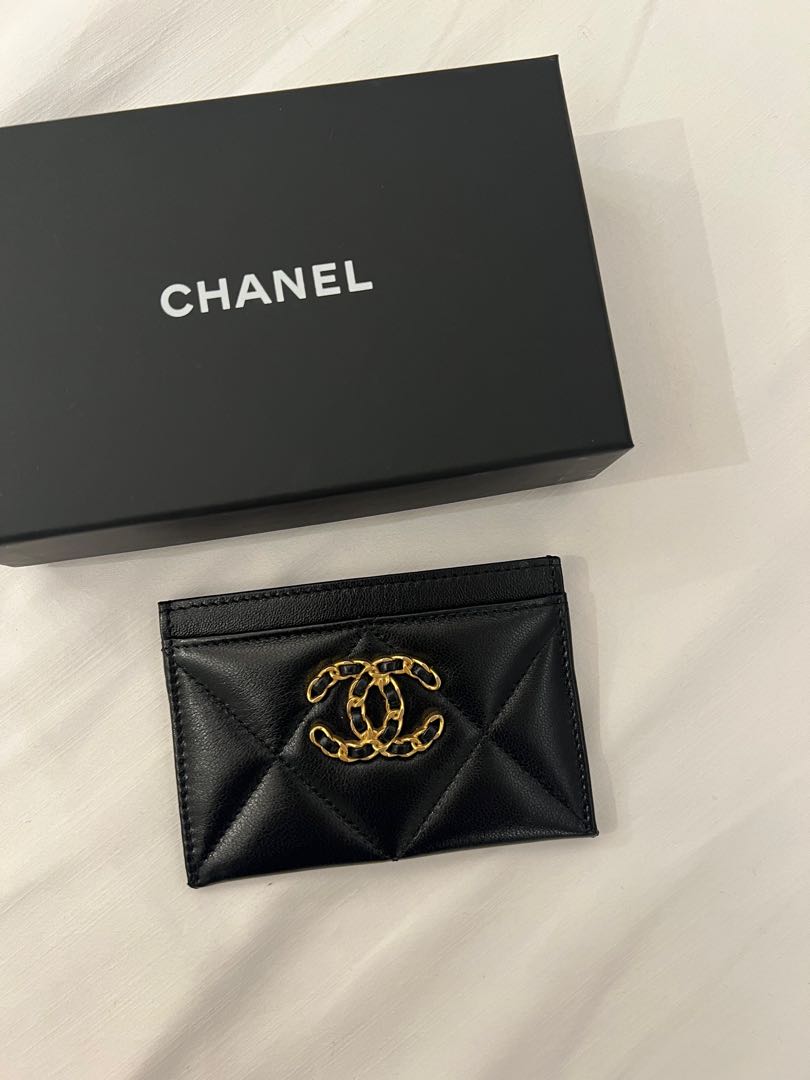 Chanel Card Holder New August 2022 Black, Luxury, Bags & Wallets
