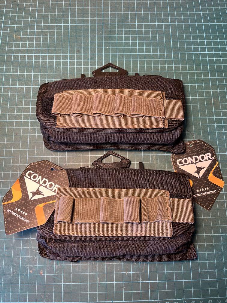 Condor Tactical Shotgun Shell Ammo Pouch Set of 2, Sports Equipment