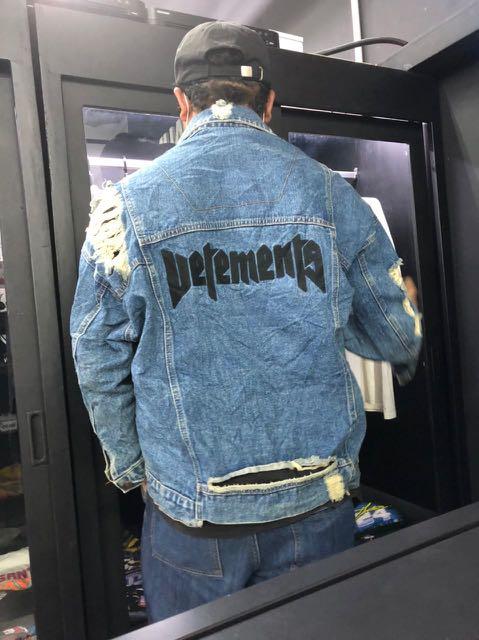 Vetements sales jeans jacket