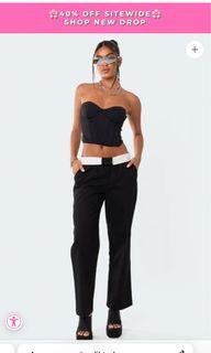 Edikted lace up corset