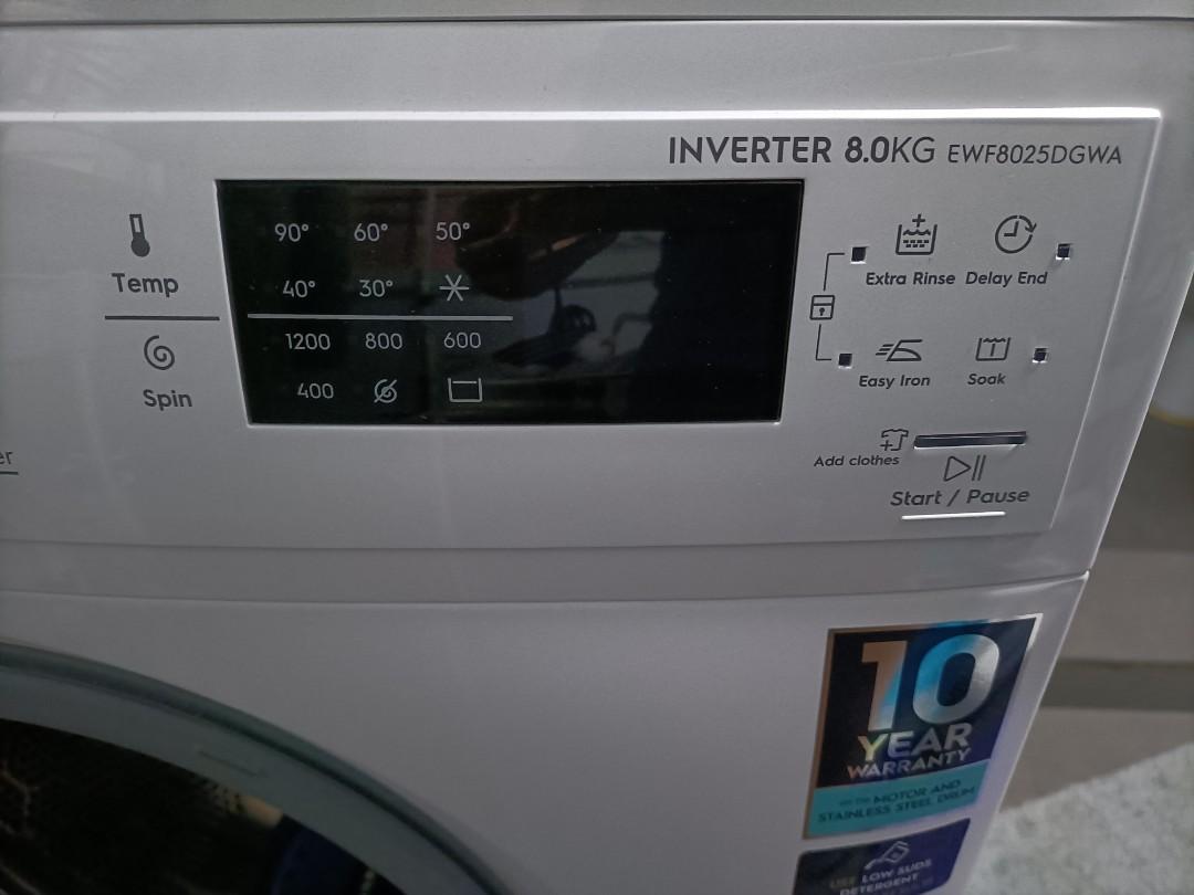 Electrolux EWF8025DGWA Front Load Washing Machine 8 kg Ultimatecare 300