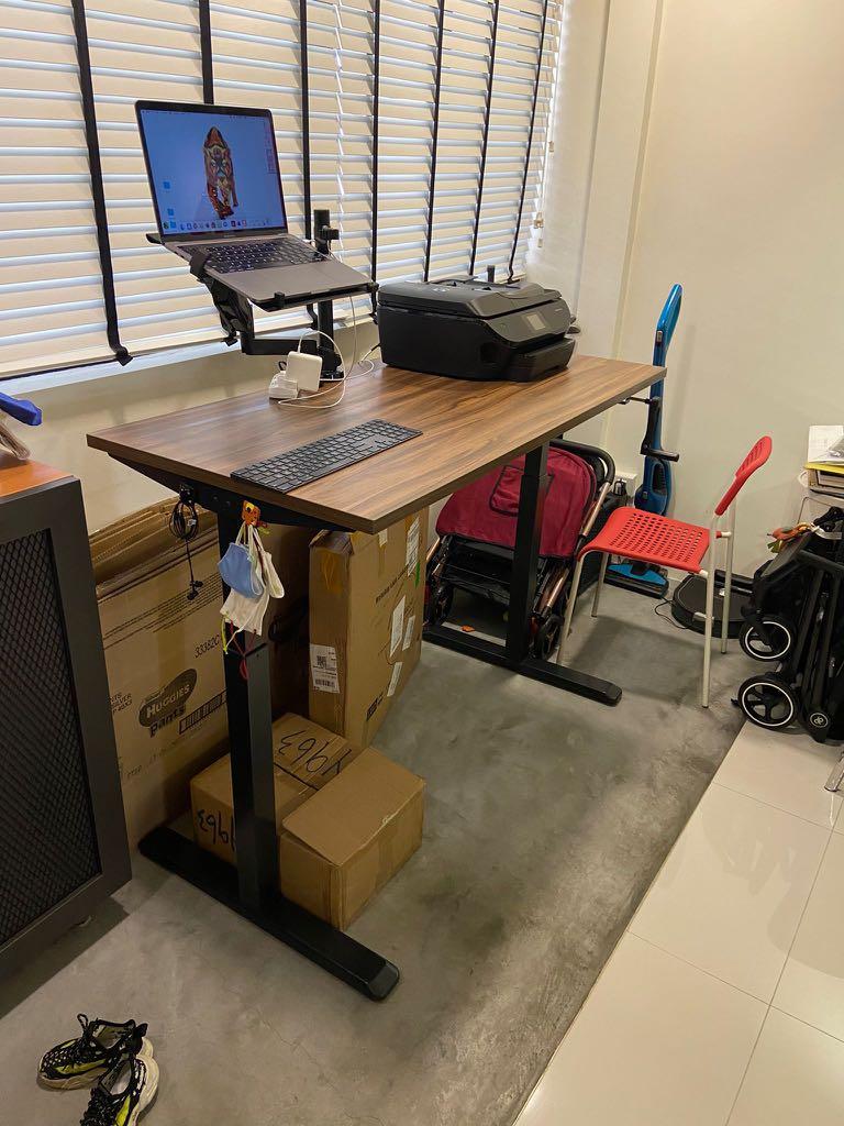 ErgoEdge adjustable desk, Furniture & Home Living, Furniture, Tables