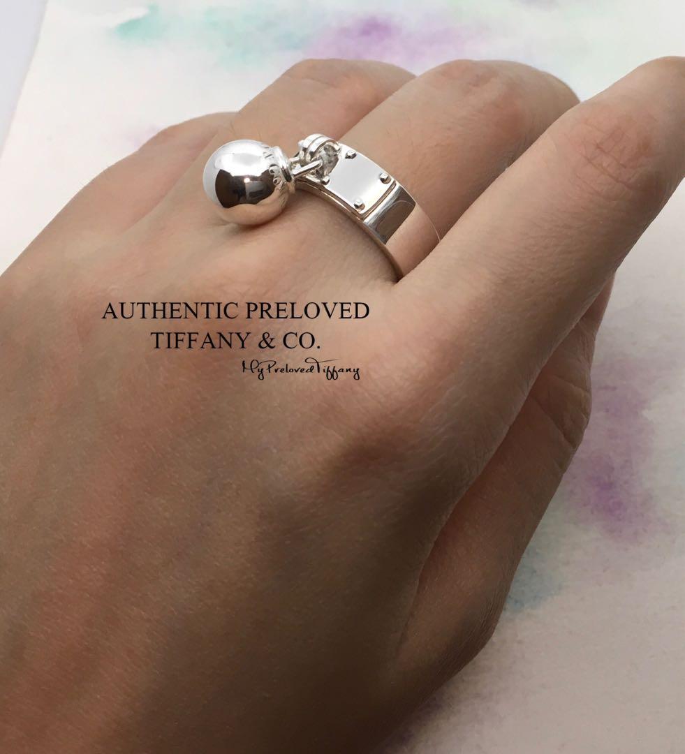 Tiffany hardwear ball new arrivals ring silver