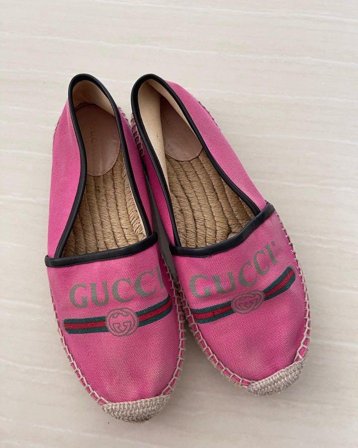 Gucci espadrilles pink online