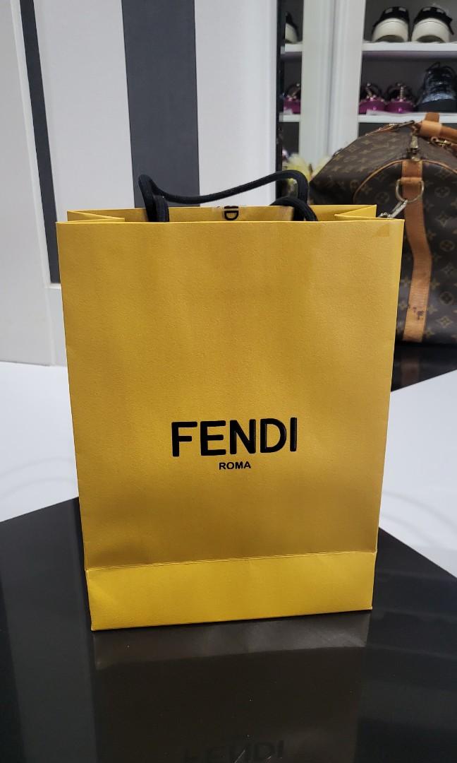 Fendi paper bag auth, Luxury, Accessories on Carousell