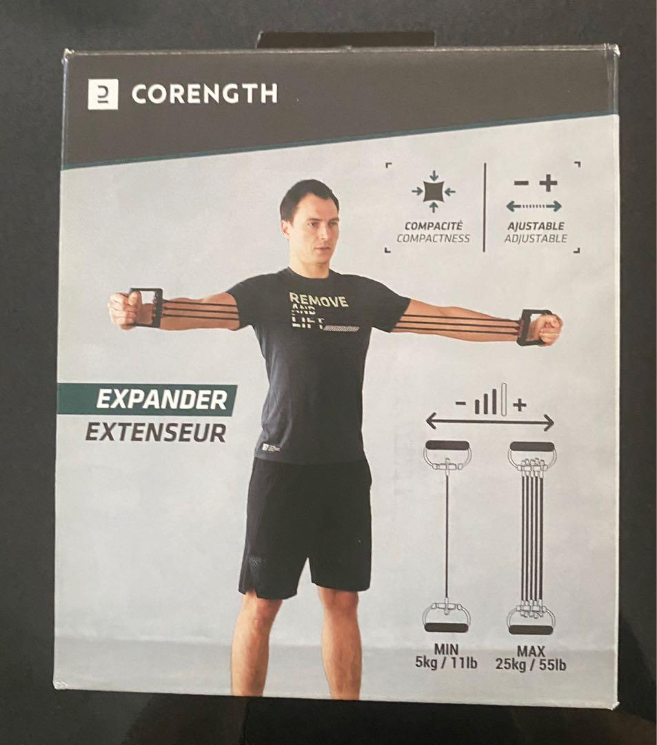 Adjustable fitness expander clearance