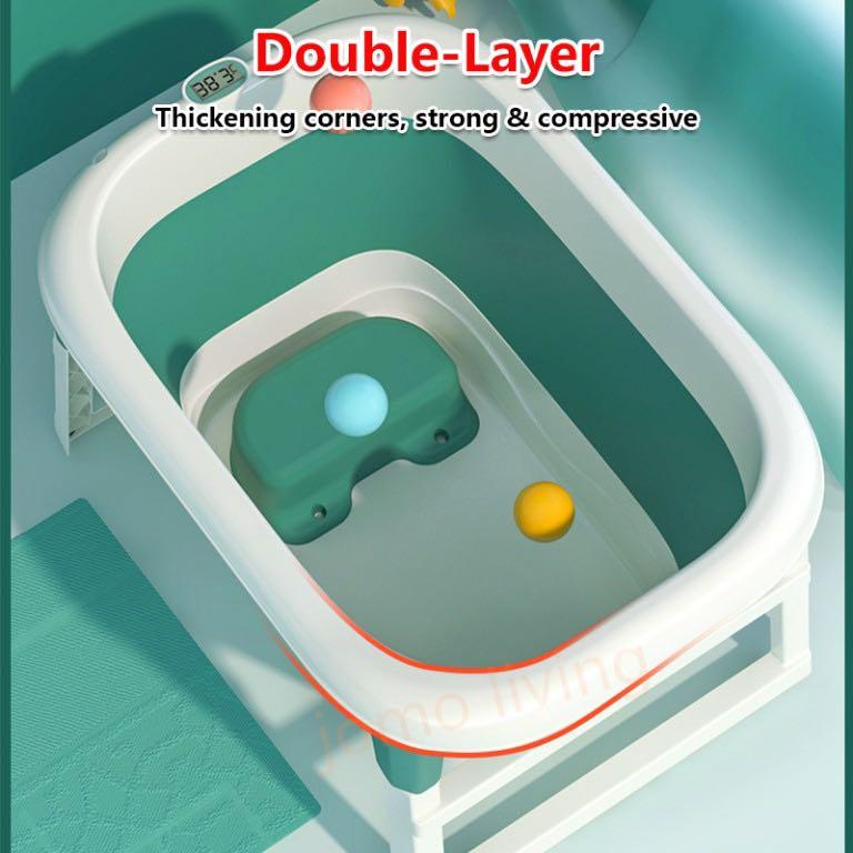[FREE DELIVERY] 2in1 Children Foldable Bathtub & Swimming Pool for
