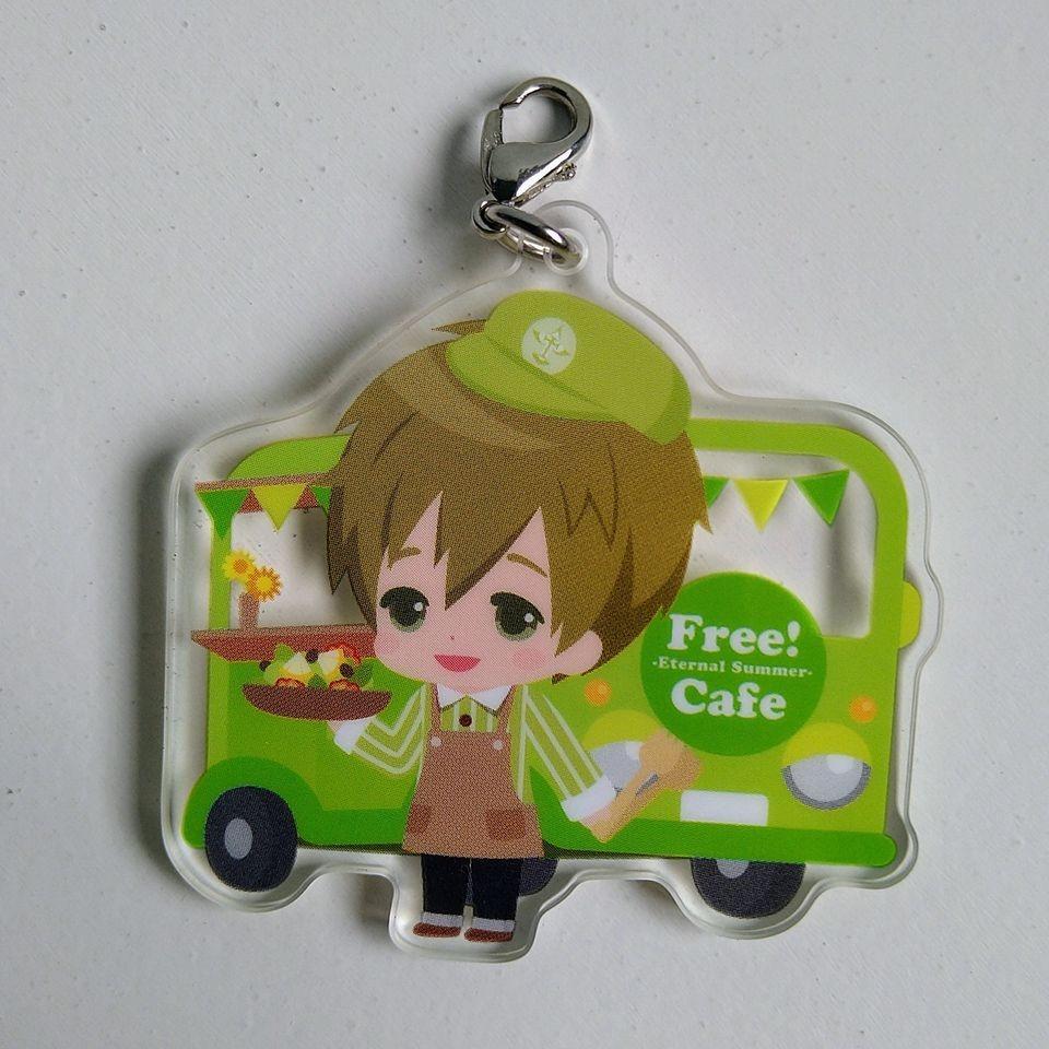 Free Eternal Summer Anime Cafe Acrylic Keychain Rin Matsuoka