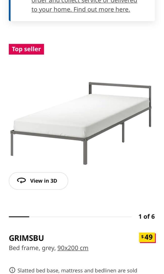 FREE IKEA single bed frame, 傢俬＆家居, 傢俬, 床架及床褥 Carousell