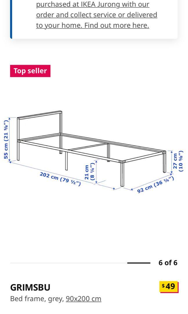 FREE IKEA single bed frame, 傢俬＆家居, 傢俬, 床架及床褥 Carousell