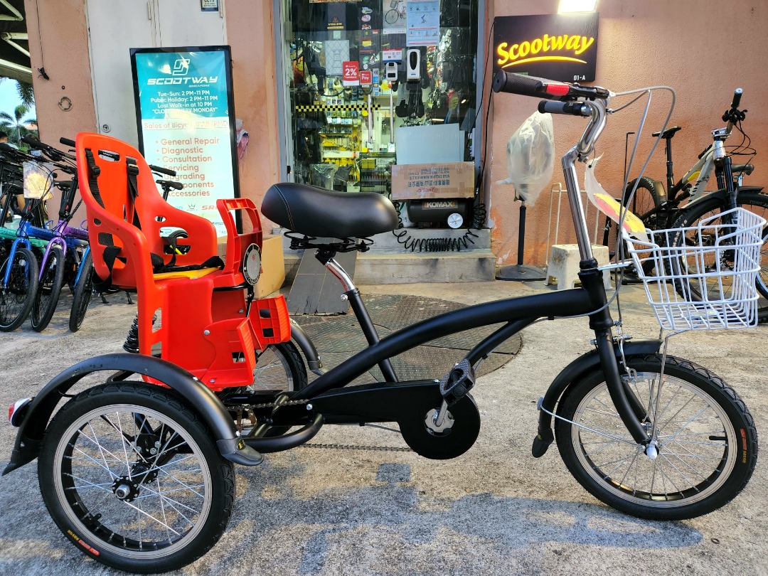 Child seat for 3 wheel bike new arrivals