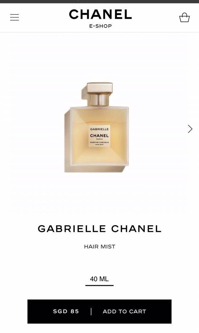 GABRIELLE CHANEL HAIR MIST 40 ML, Beauty & Personal Care, Fragrance &  Deodorants on Carousell