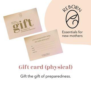 Gift Card for Postpartum Wellness