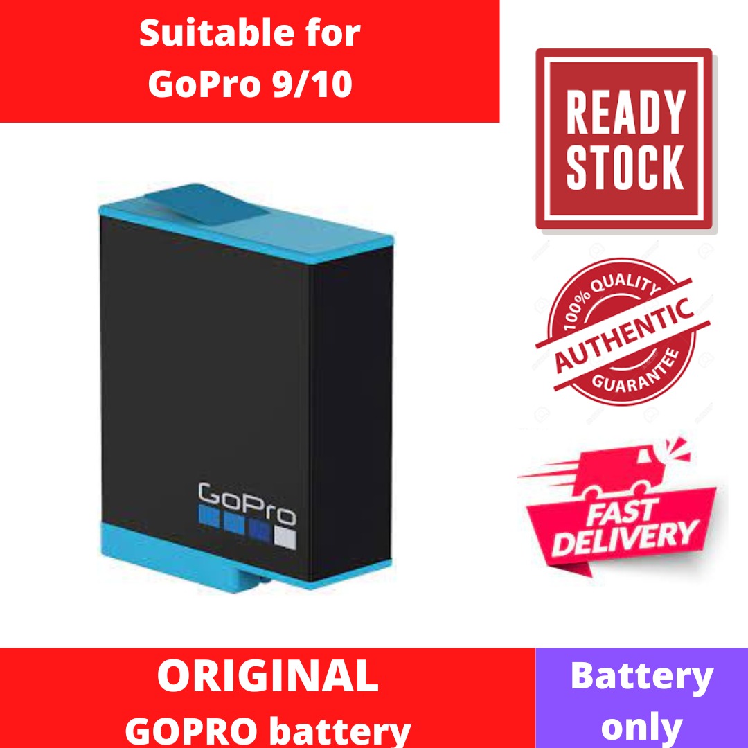 GOPRO 9/10 BATTERY (ORIGINAL), Photography, Photography Accessories ...