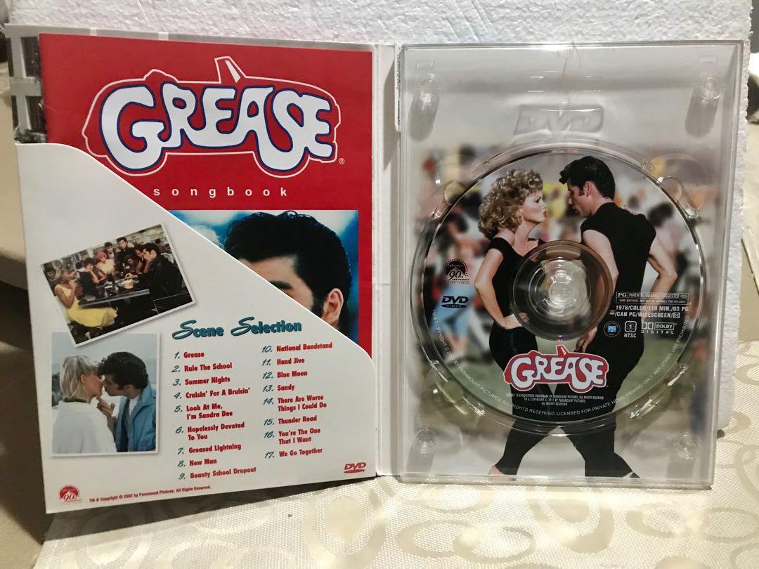 GREASE DVD Digicover, Hobbies & Toys, Music & Media, CDs & DVDs on Carousell