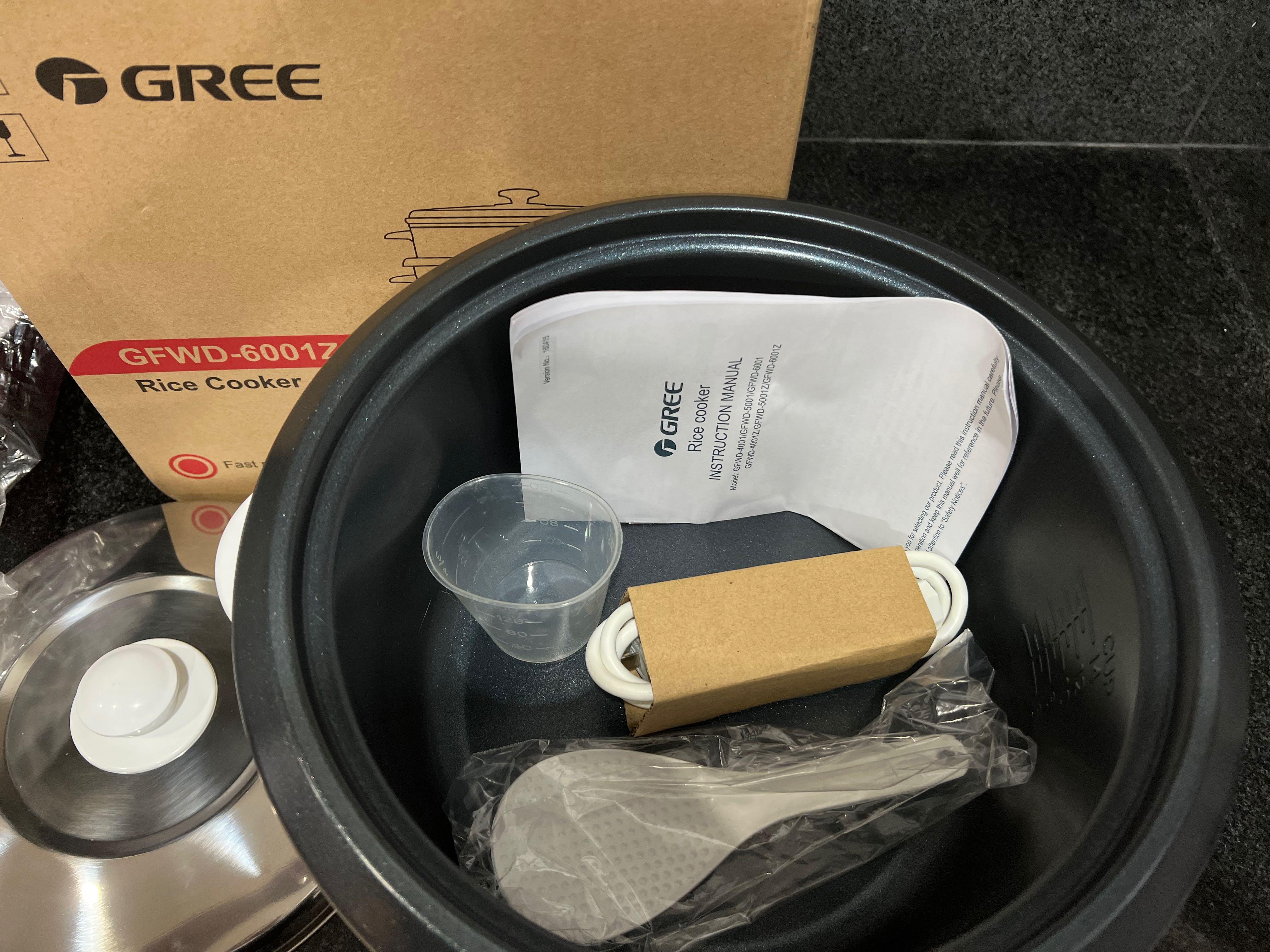 Gree rice cooker (6L), TV & Home Appliances, Kitchen Appliances