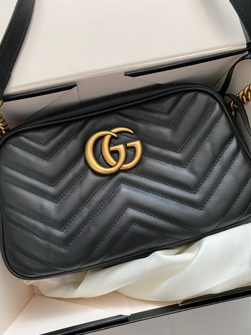 Gucci Marmont Camera Bag Small, Luxury, Bags & Wallets on Carousell