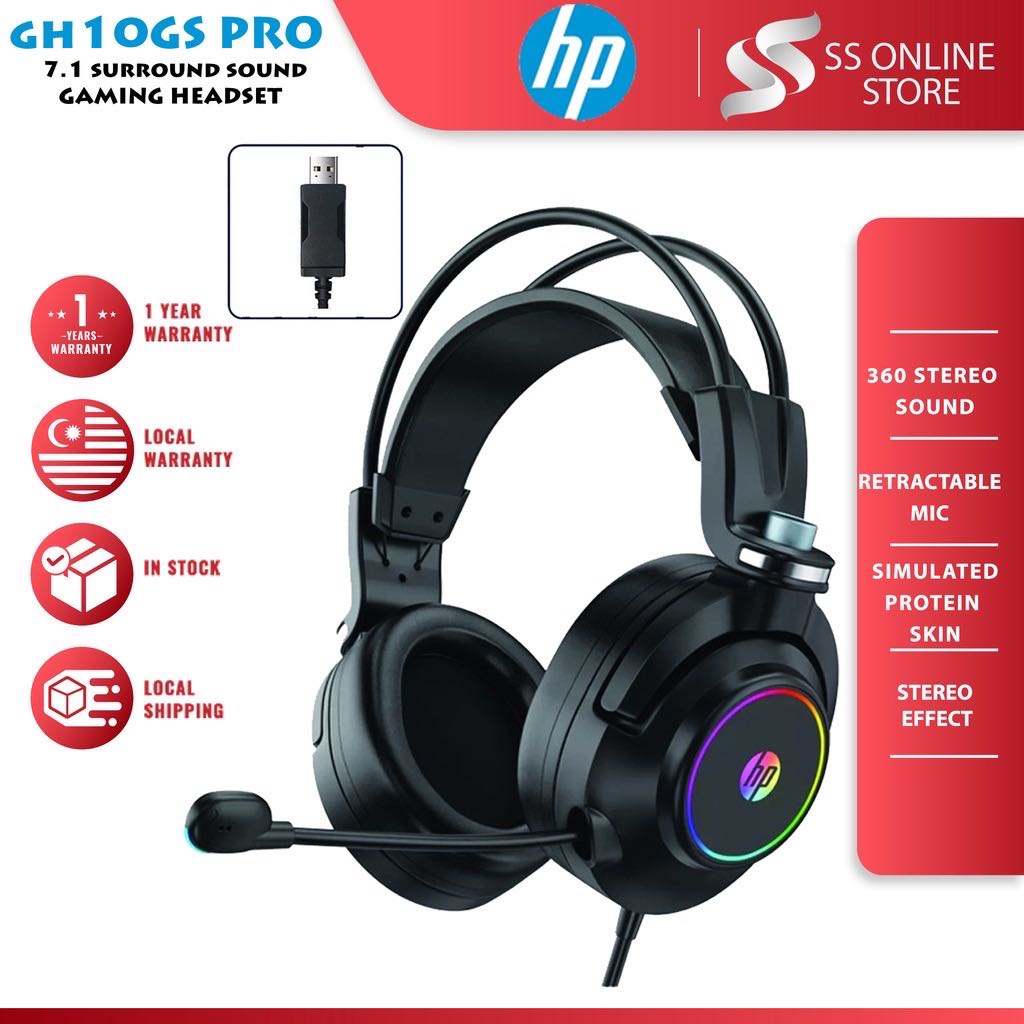 Tai nghe chơi game HP GH10GS Pro sẽ mang đến cho bạn trải nghiệm âm thanh sống động nhất khi chơi game. Với công nghệ âm thanh cao cấp và thiết kế vừa vặn, bạn sẽ không bỏ lỡ bất kỳ âm thanh nào từ game yêu thích của mình. Tận hưởng niềm vui chơi game với tai nghe HP GH10GS Pro.