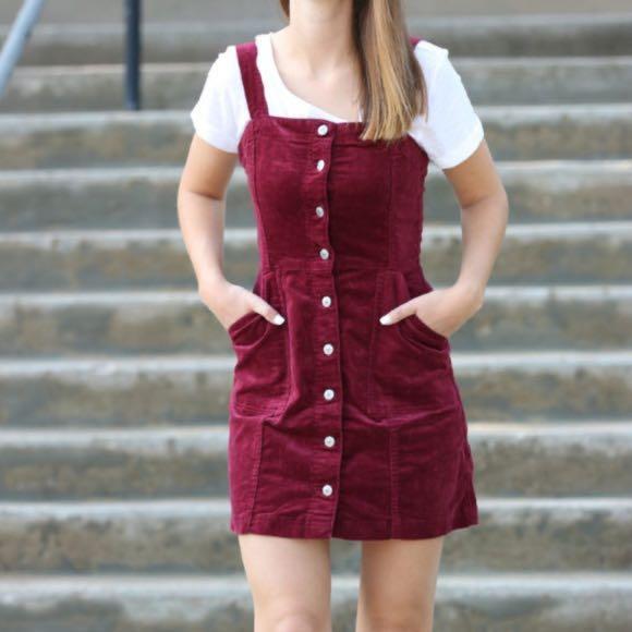 H&m corduroy sales dress