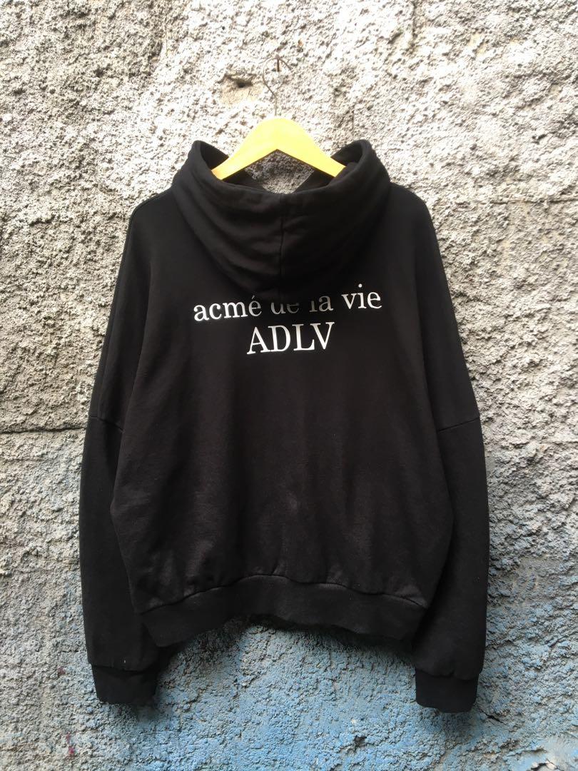 Hoodie luxury adlv acme de la vie second original thrift, Fesyen Pria,  Pakaian , Baju Luaran di Carousell