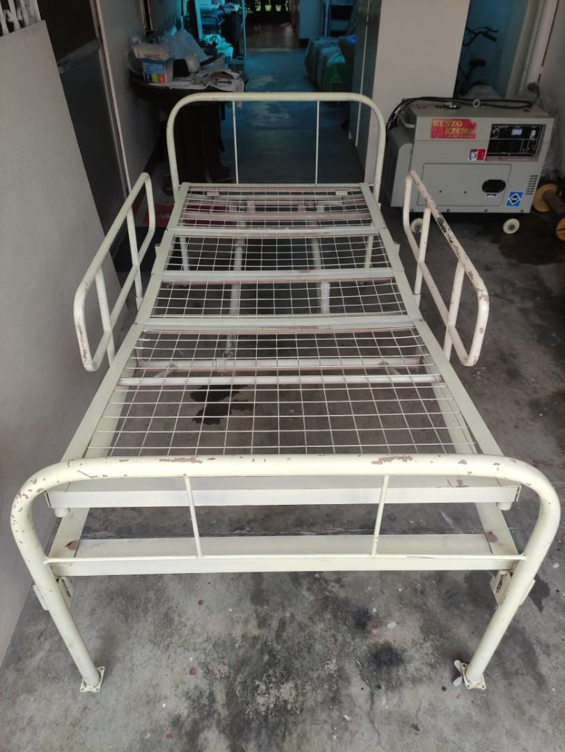 Hospital Bed Frame, Furniture & Home Living, Furniture, Bed Frames & Mattresses on Carousell
