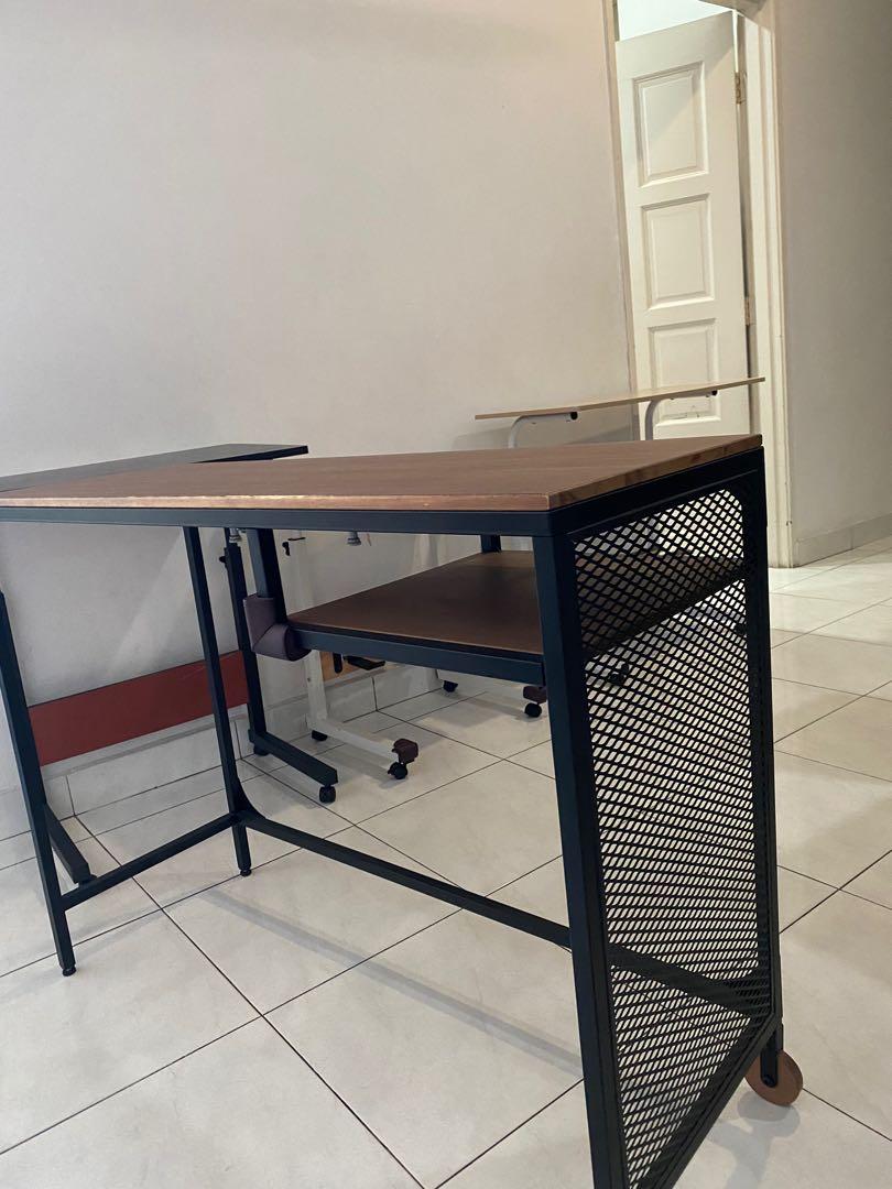 IKEA FJALLBO Computer Table Desk Solid Wood, Furniture & Home Living