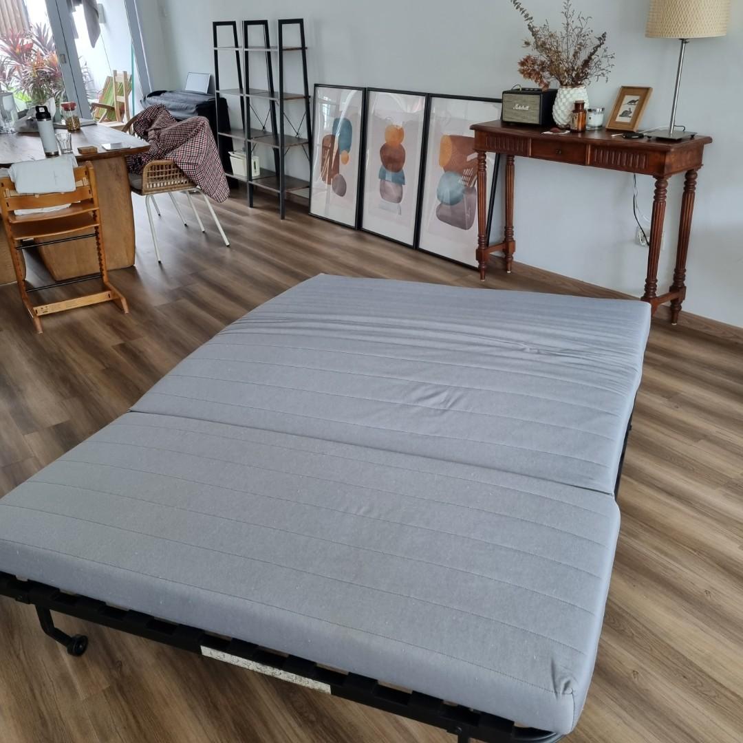 IKEA LYCKSELE LOVAS Sofa Bed (2 seater, queen size), Furniture & Home
