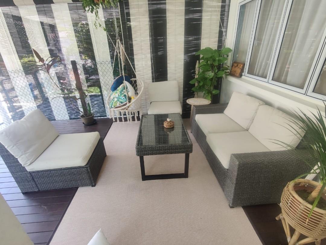 IKEA SOLLERON outdoor furniture set, Furniture & Home Living, Outdoor