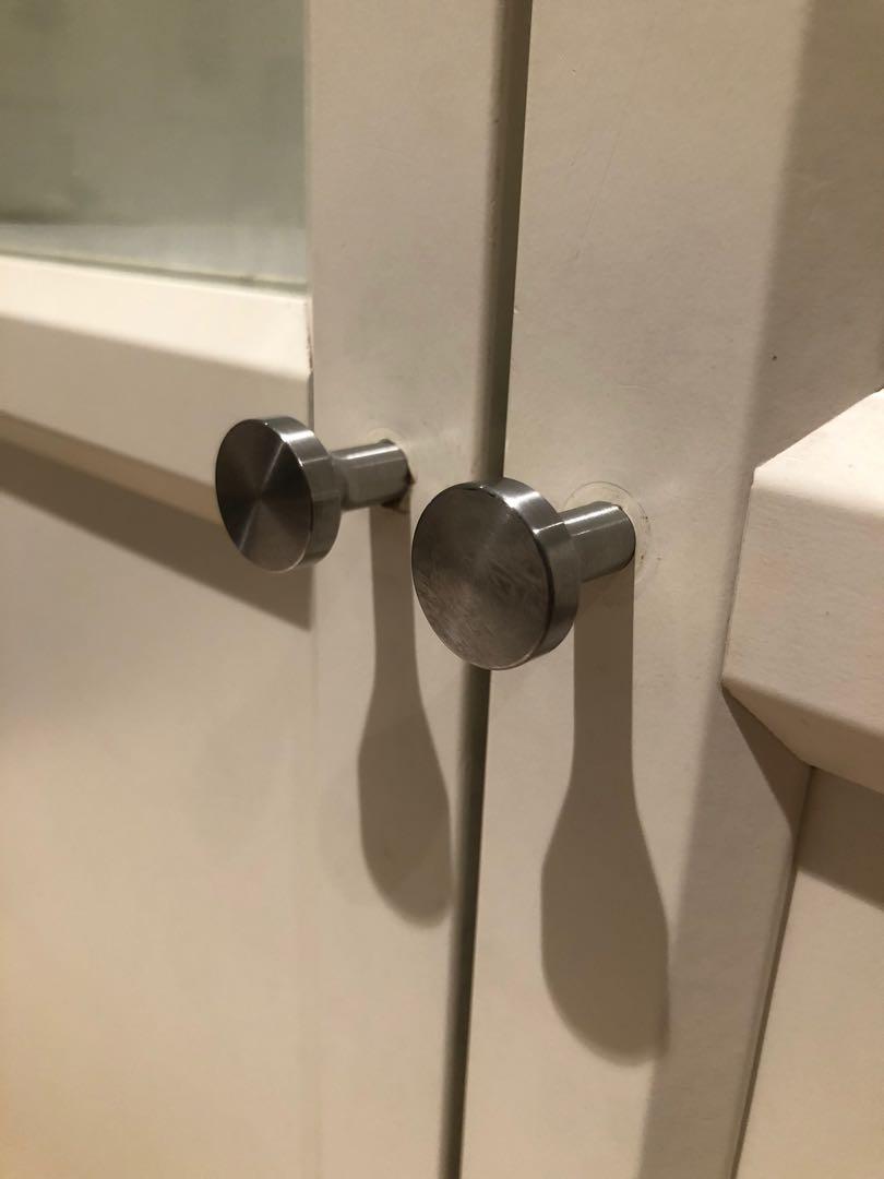 IKEA white billy oxberg bookcase glass panel doors height extension