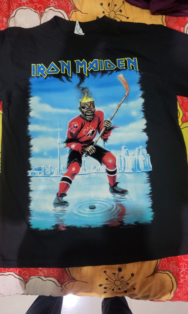 iron maiden canada hockey t shirt