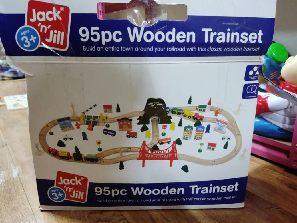 Jack and jill wooden train set 2025