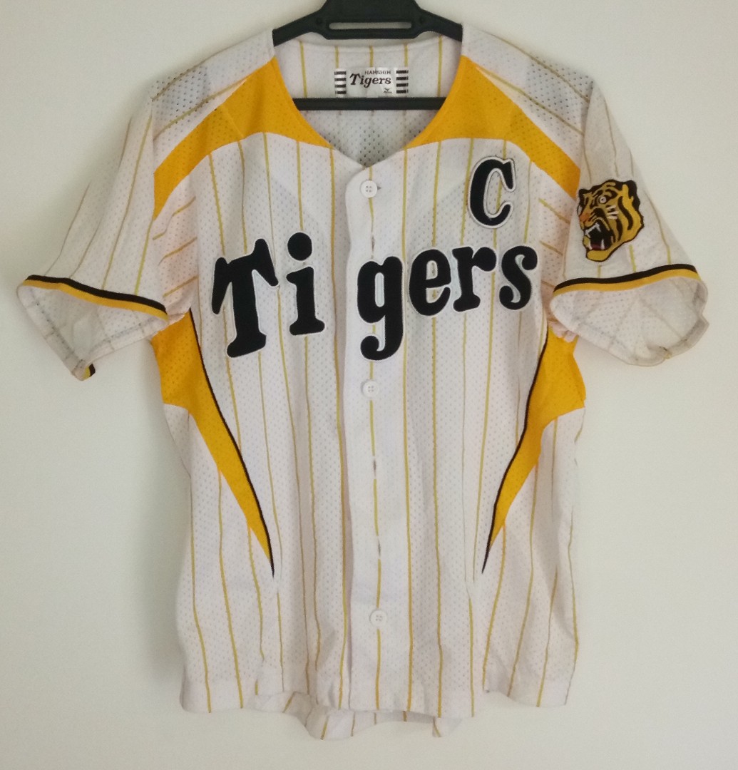 Jersi Mizuno Hanshin Tigers Baseball Jersey, Men's Fashion
