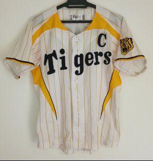 Japanese Baseball Team Hanshin Tigers Fan Club Baseball Jersey Shirt Uniform  M-L