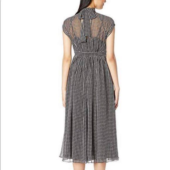 Kate spade best sale houndstooth chiffon dress