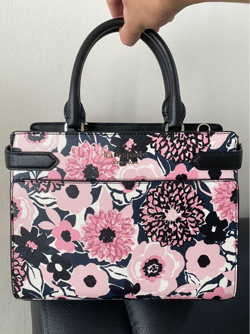 Kate Spade Carson Dahlia Floral Print in Pink Multu, Luxury, Bags & Wallets  on Carousell