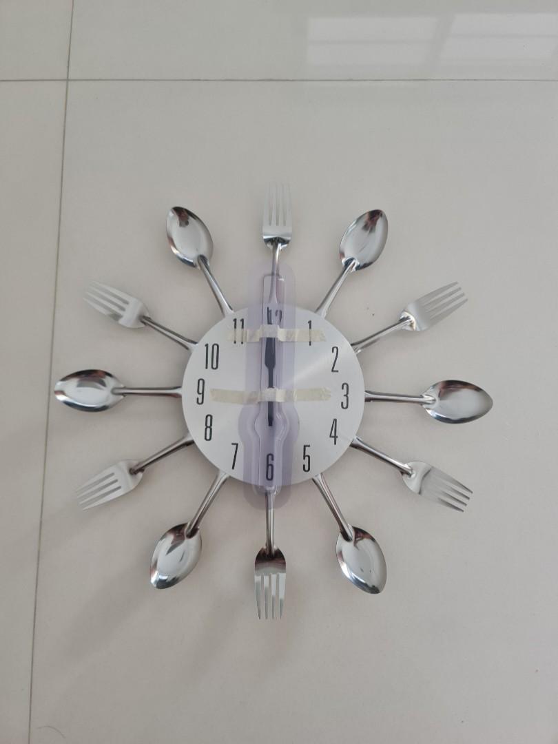 Kitchen wall clock, Furniture & Home Living, Home Decor ...