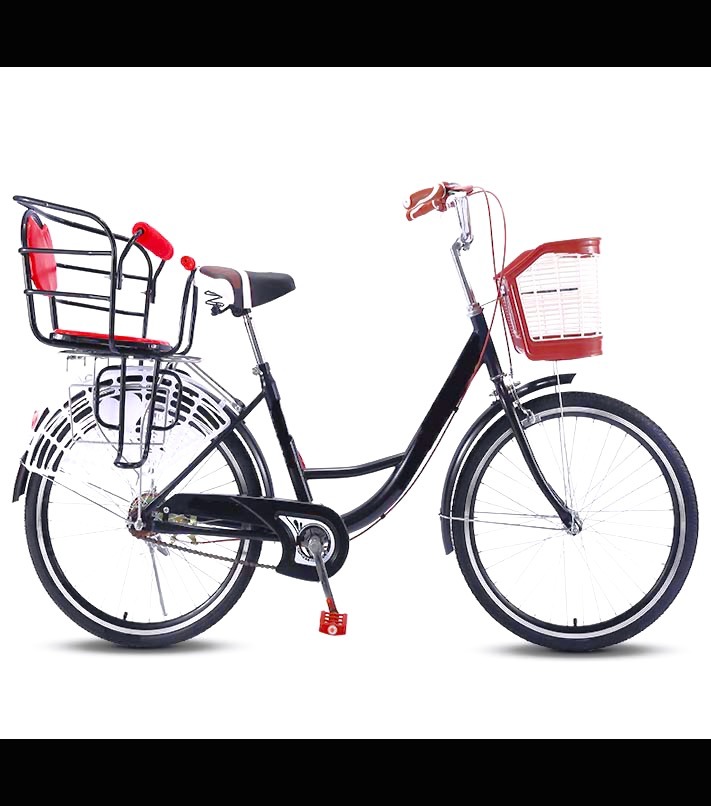 Lady bicycle Ladies bike Single Speed Women men Road bike with child