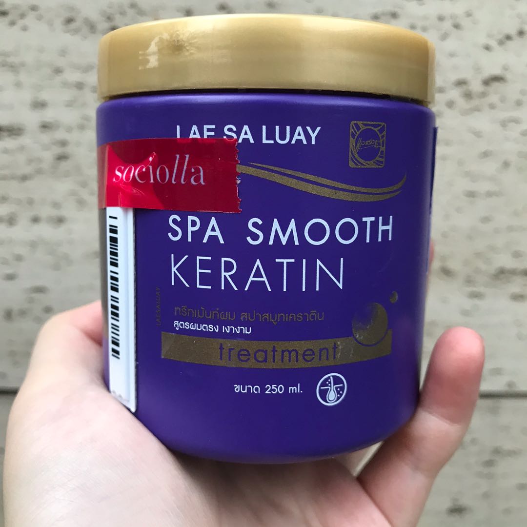 LAE SA LUAY KERATIN SPA SMOOTH HAIR MASK, Kesehatan & Kecantikan, Kulit