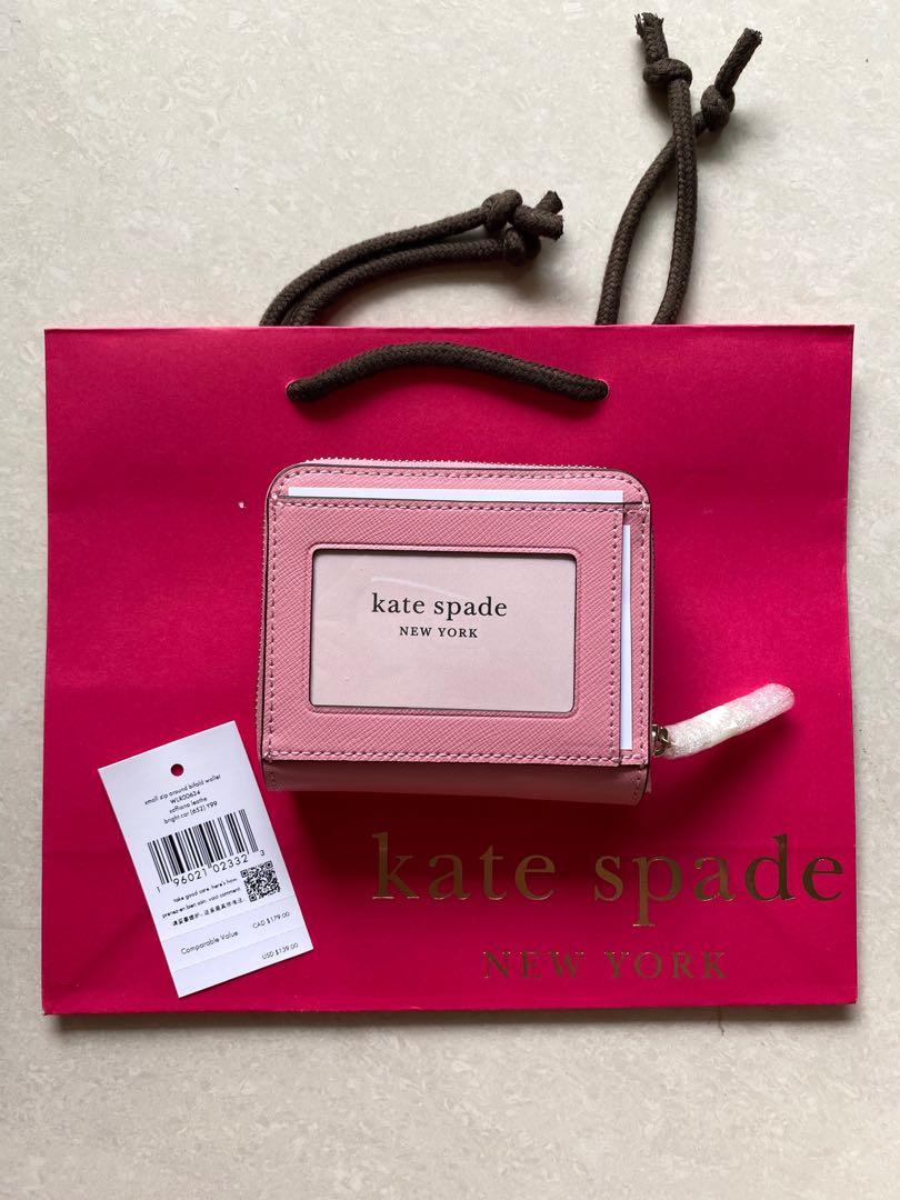 Kate spade deals bright carnation wallet
