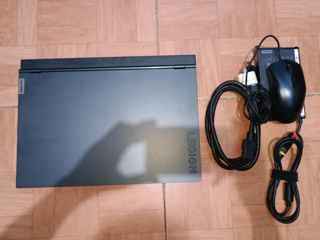 Lenovo Legion 5 (Category: Laptops & Notebooks) located in Manila. Submitted by kioshiki (Listing ID 1177213493, Image 2). Description: Lenovo Legion 5 Ryzen 7 4800H RTX 2060 (better than RTX 3050 and 3050ti) 512GB SSD 8GB RAM Warranty until April 12, 2024 With free legion m300 RGB mouse and laptop bag. Laptop charger included. No dents or any scratches, maingat ang gumagamit. RFS: Need funds Di po kasama ang pangmalakasang colored paper na mouse