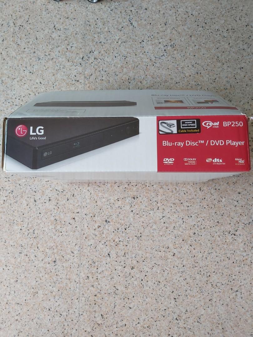 LG BluRay Disc / DVD Player BP 250, TV & Home Appliances, TV