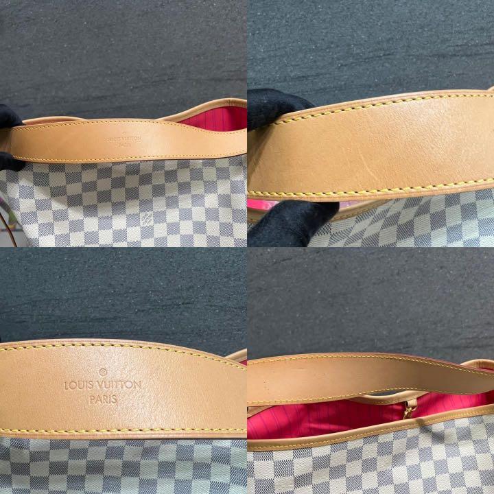 LOUIS VUITTON DELIGHTFUL MM DAMIER AZUR HOT PINK INTERIOR, Luxury, Bags &  Wallets on Carousell