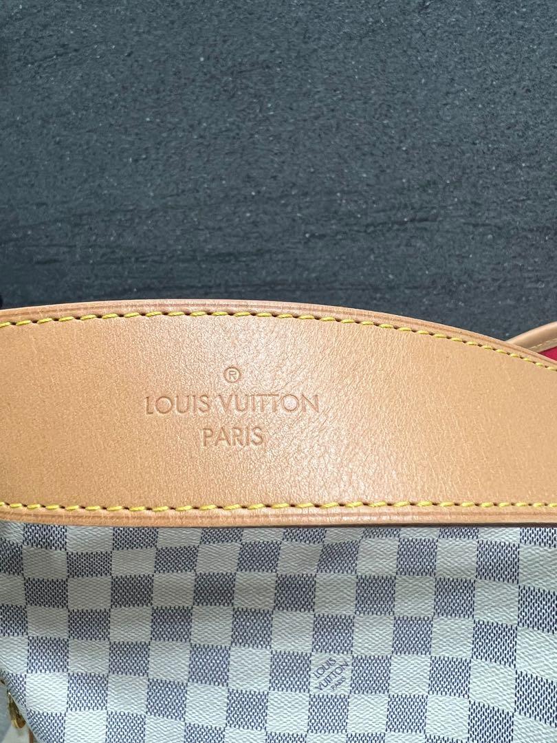 Louis Vuitton Damier Azur Delightful MM Shoulder Bag N41448 White PVC  Leather Women's LOUIS VUITTON