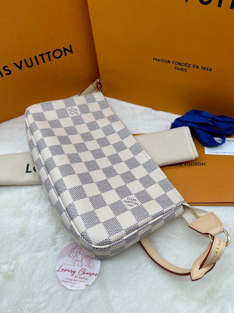 💕BNIB💕Louis Vuitton Pochette ACCESSOIRES Damier Azur, Luxury, Bags &  Wallets on Carousell